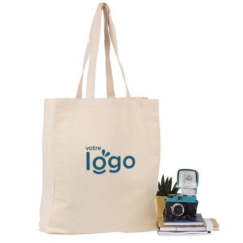 image du produit Tote bag 100% coton bio - Cabas PARIS 330g