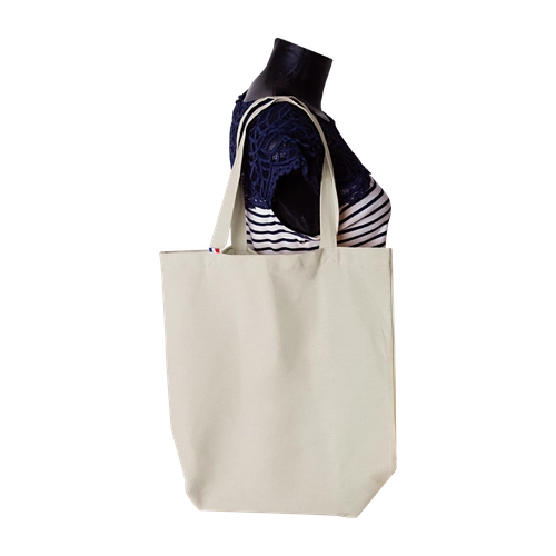 image du produit Tote bag à dos confectionné en France - coton recyclé 250gr/m2