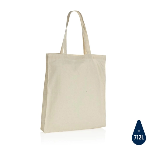 image du produit Tote bag en coton recyclé avec fond amovible