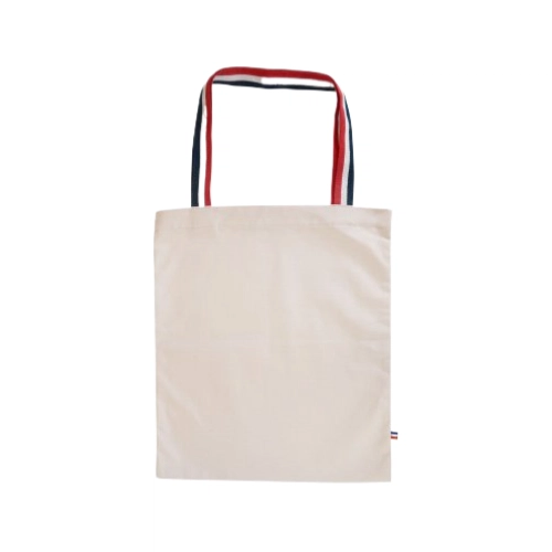 image du produit Totebag 280g made in France avec anses et puce tricolores