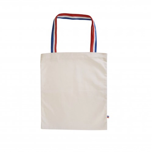 image du produit Totebag anses longues Fabrication Française 100% coton bio GOTS