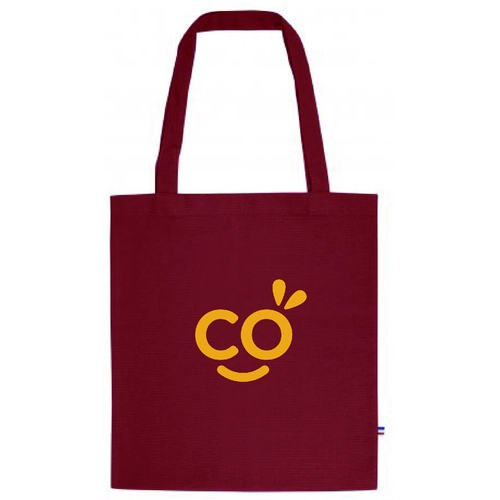 image du produit Totebag anses longues Made in France 100% coton bio