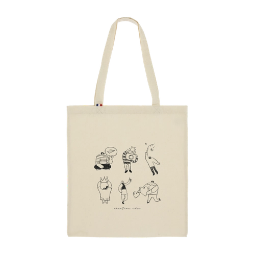 image du produit Totebag confectionné en France 100% coton 170 gr/m2 - en matière recyclée