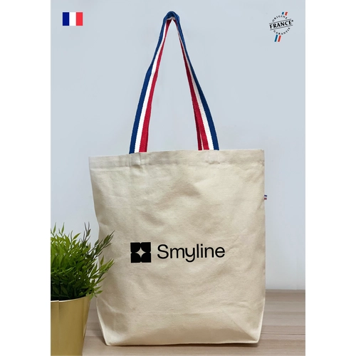 image du produit Totebag Origine France garantie 250gr/m2 Tissage en France - Anses tricolores