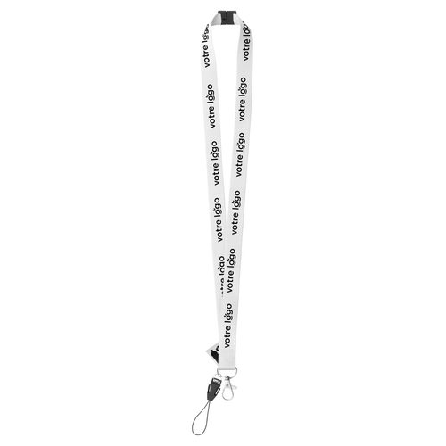 image du produit Tour de cou en sublimation - Lanyard évènementiel en RPET