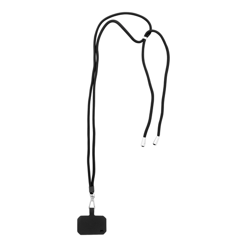 image du produit Tour de cou support pour téléphone portable en RPET réglable en longueur