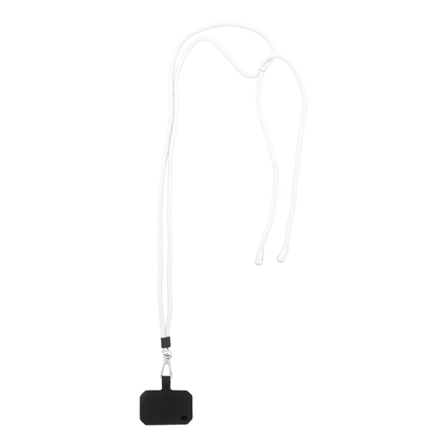 image du produit Tour de cou support pour téléphone portable en RPET réglable en longueur