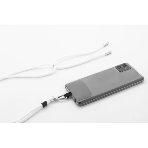 image du produit Tour de cou support pour téléphone portable en RPET réglable en longueur