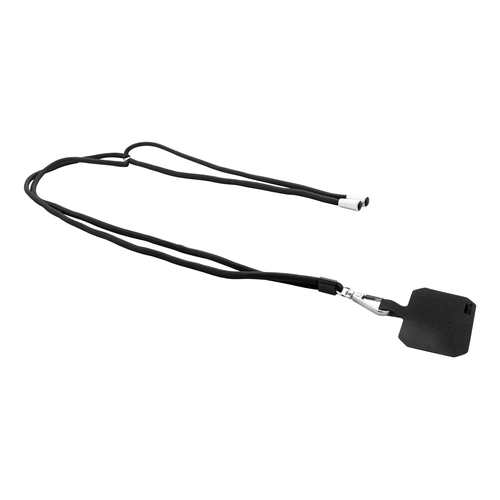 image du produit Tour de cou support pour téléphone portable en RPET réglable en longueur