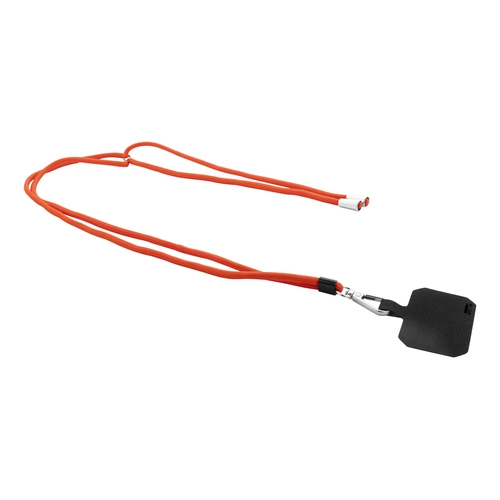 image du produit Tour de cou support pour téléphone portable en RPET réglable en longueur