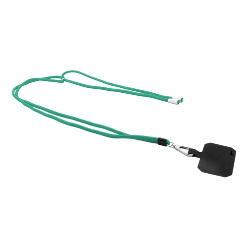 image du produit Tour de cou support pour téléphone portable en RPET réglable en longueur