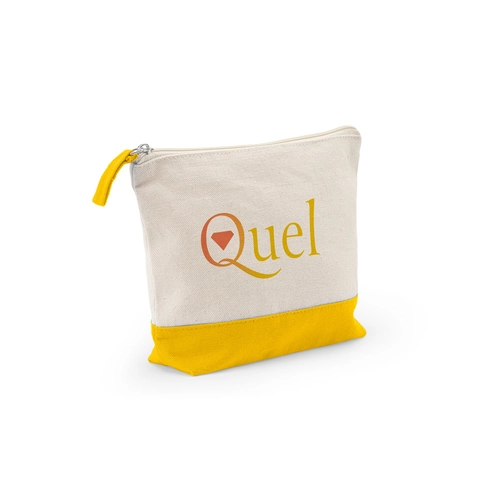 image du produit Trousse à cosmétiques 100 % coton (340 g/m²) bicolore