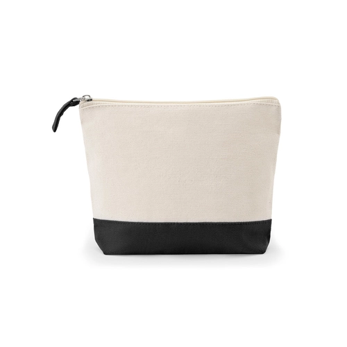 image du produit Trousse à cosmétiques 100 % coton (340 g/m²) bicolore