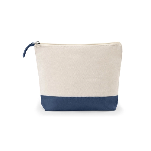 image du produit Trousse à cosmétiques 100 % coton (340 g/m²) bicolore
