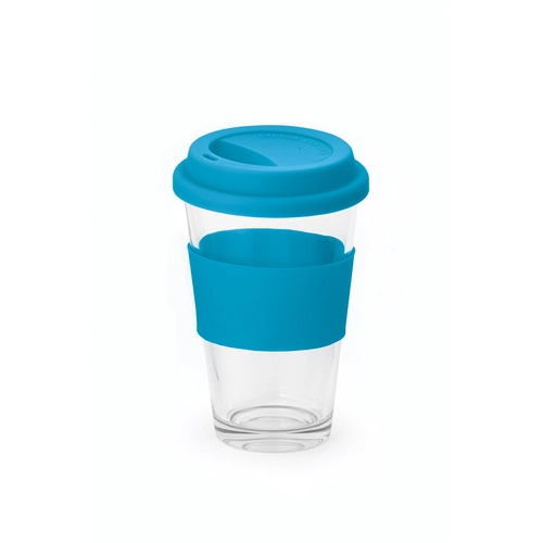 image du produit Verre de voyage 330 ml BARTY - avec bande silicone