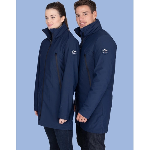 image du produit Veste longue imperméable unisexe en softshell 2,5 couches