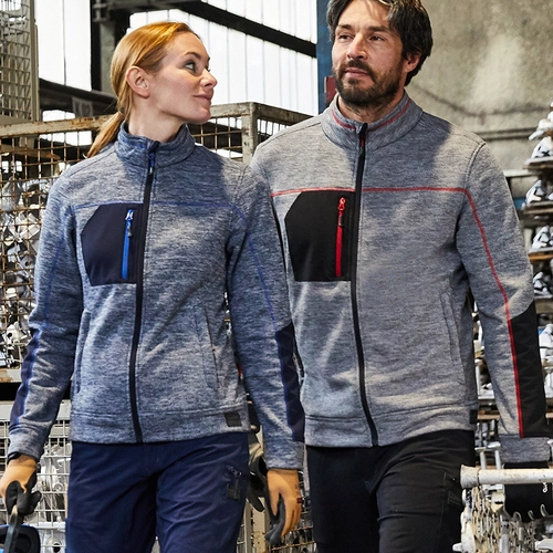 image du produit Veste polaire tricot de travail pour Femme - 80% polyester recyclé