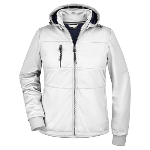 image du produit Veste softshell Hiver Femme avec capuche amovible - Coupe cintrée