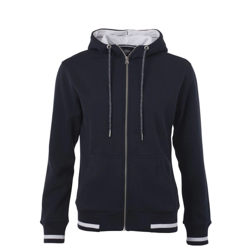 image du produit Veste sweat femme, zip métal YKK