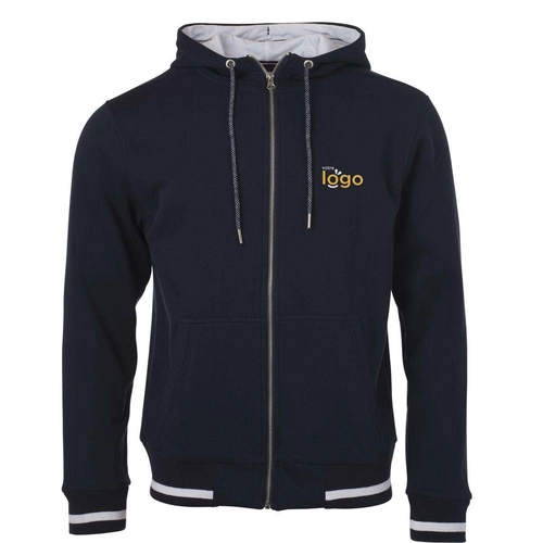 image du produit Veste sweat homme, zip métal YKK